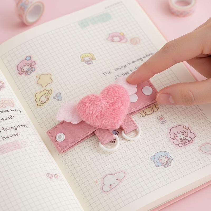 D Ring Strap - 1pcs Plush Star Heart Shape Extension