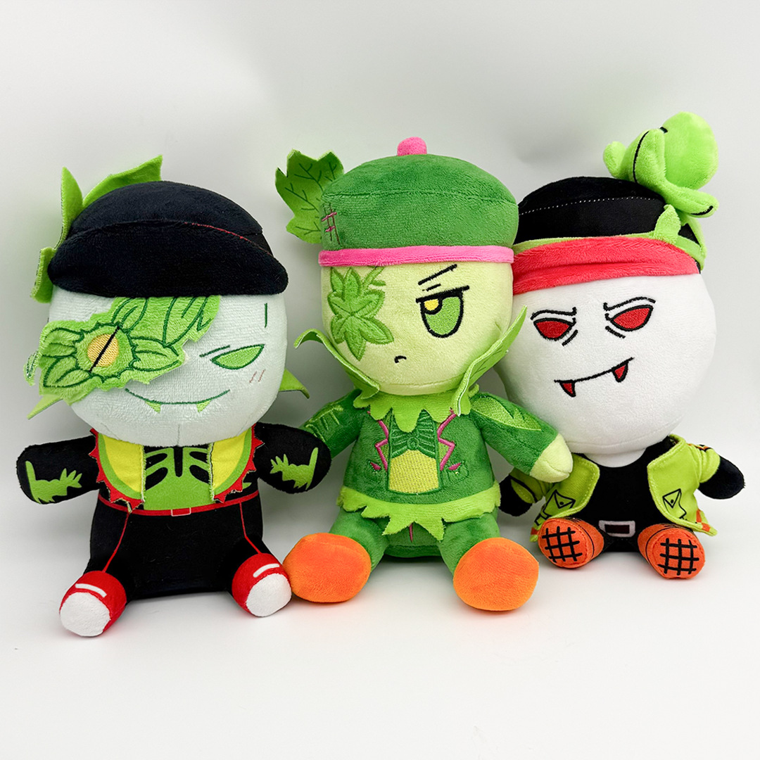 Prop Para Cosplay - Funny Game Green Radishes Plushies Griefer