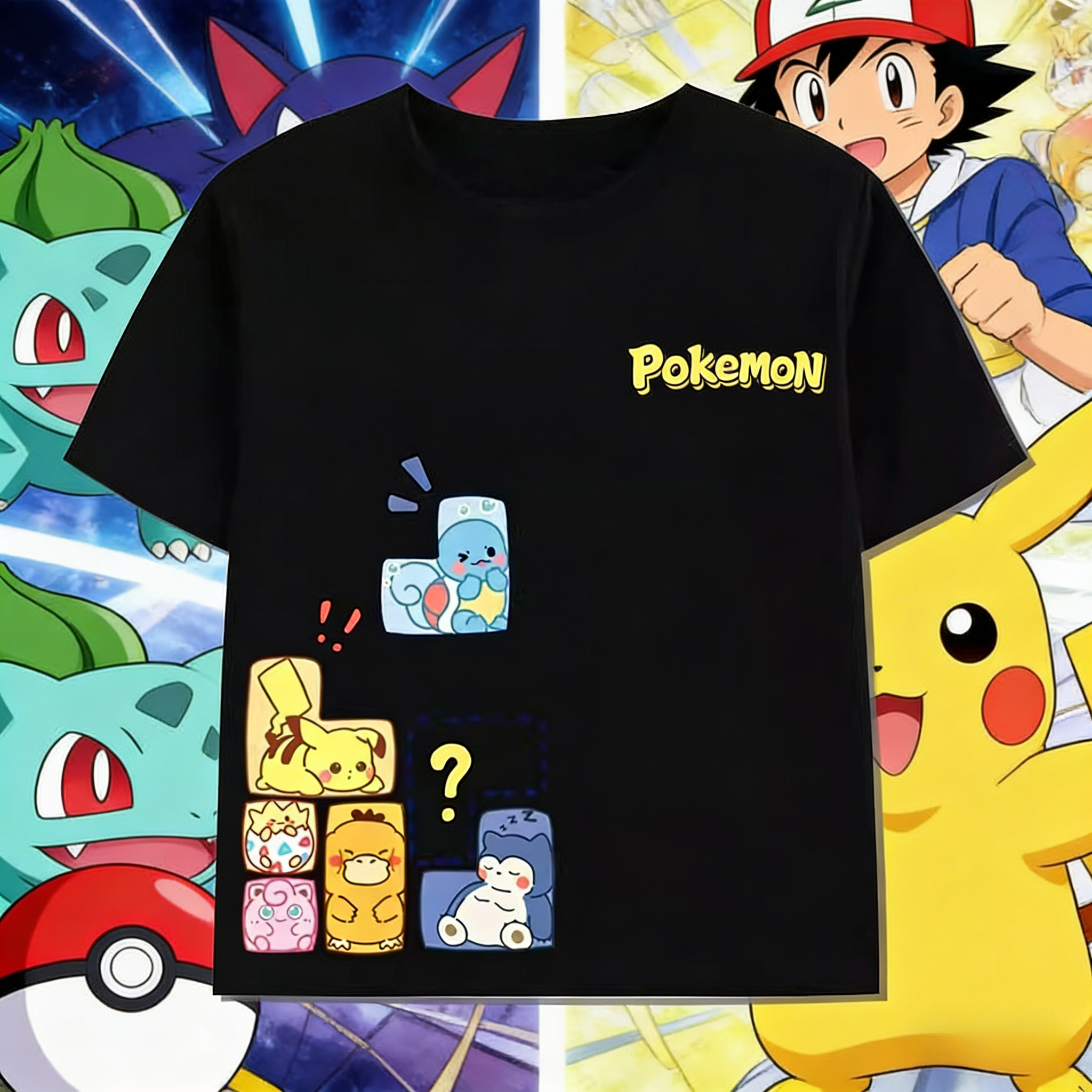 Pokeball Cosplay Prop - 2026 Summer Pokemon Tetris Style Cute