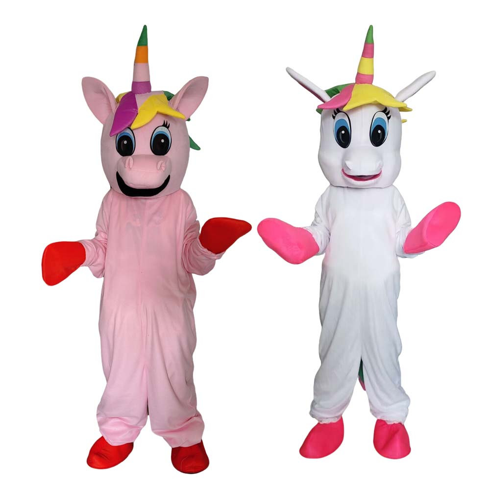 Adult Unicorn Mascot Costume C – Cosplay Prop Business Bewertung und Preis