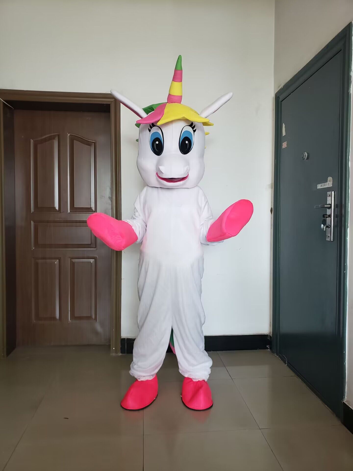 Adult Unicorn Mascot Costume C – Cosplay Prop Business Bewertung und Preis
