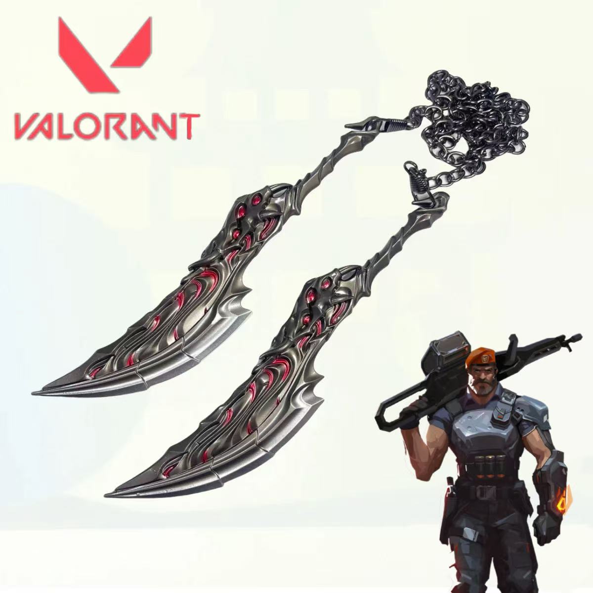 7.1inch Valorant Flame Metal K – Cosplay Flame Prop Bewertung und Preis