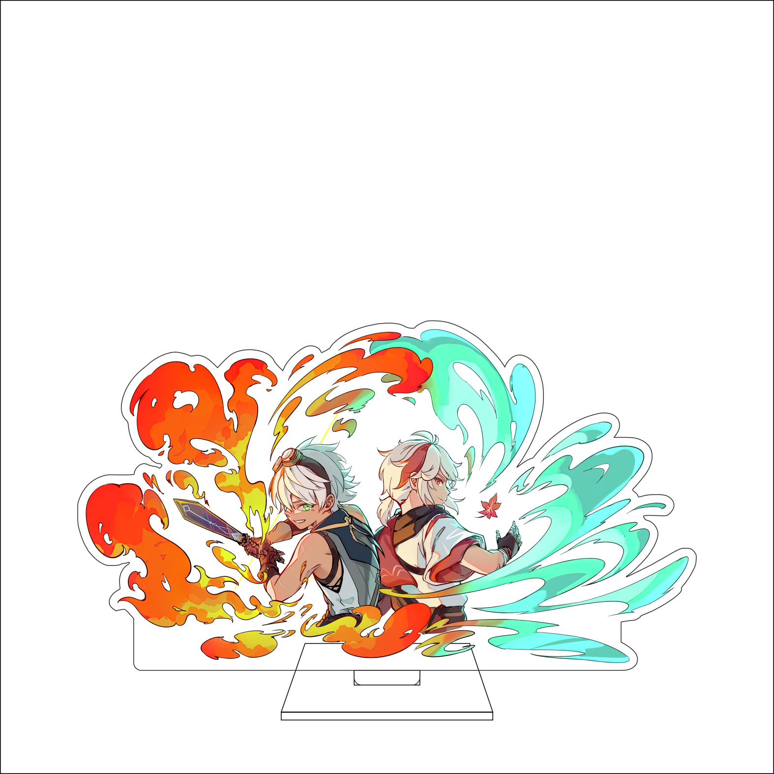 16CM Anime Genshin Impact Cosp – Anime Cosplay Prop Bewertung und Preis