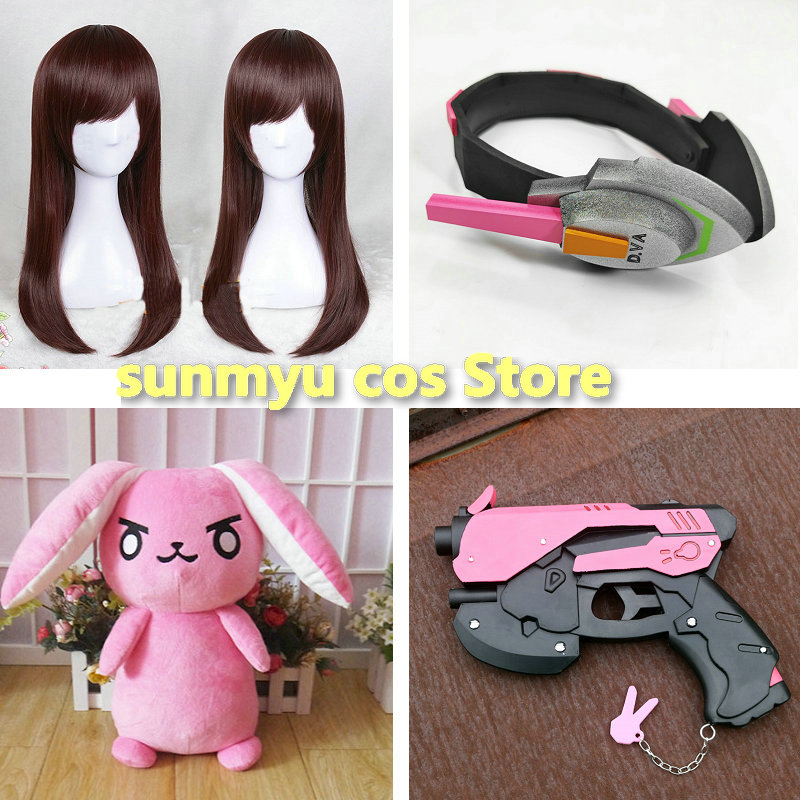 D.VA Cosplay Props Headwear Gu – Dva Cosplay Prop Bewertung und Preis