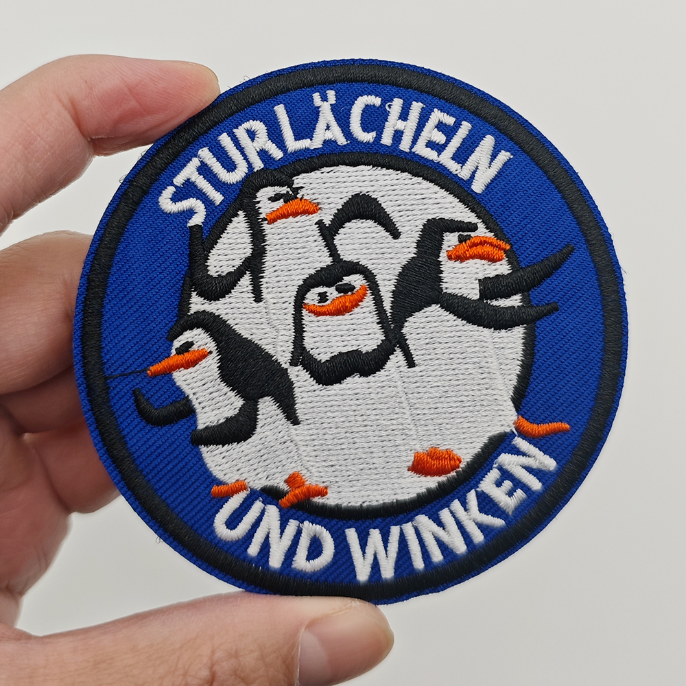 Novelty Cartoon Penguin Embroi – Velcro Hook Loop Bewertung und Preis