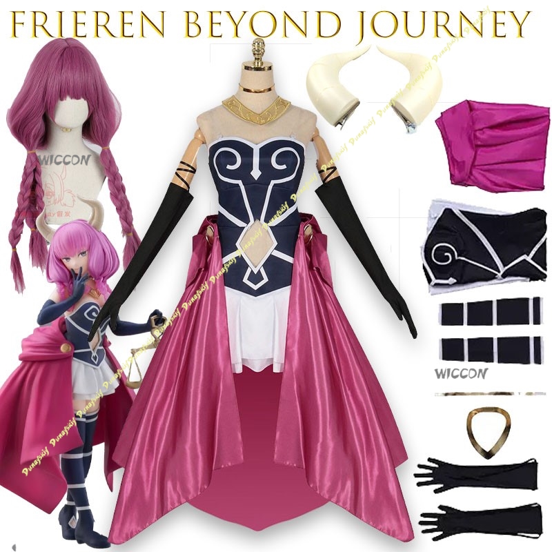 Aura Cosplay Costume Dress Ani – Frieren Cosplay Prop Bewertung und Preis