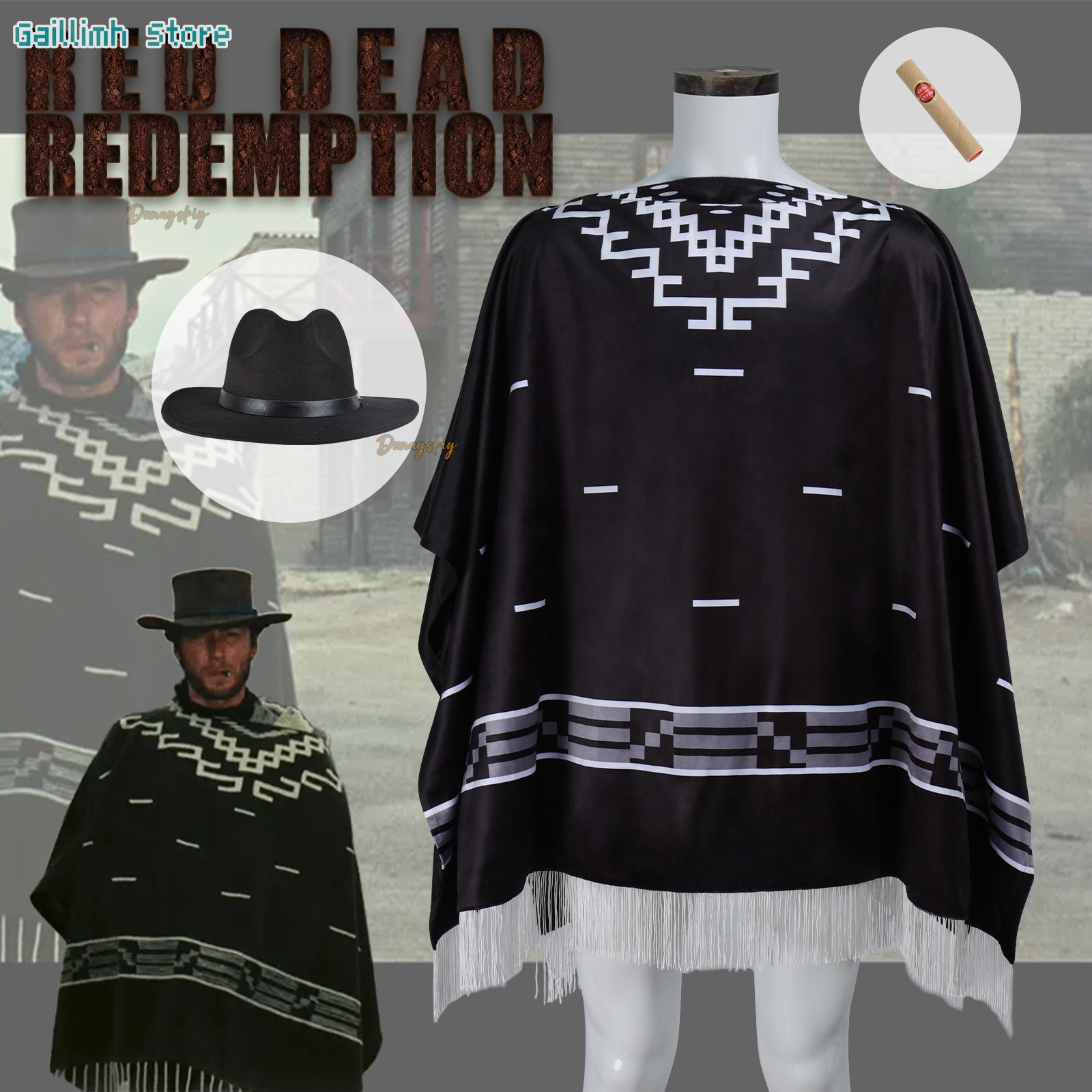 Movie Cosplay Clint Eastwood P – Cosplay Prop Pattern Bewertung und Preis