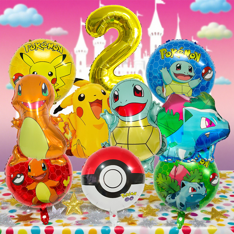 10pcs Standing Pokemon Balloon – Pokeball Cosplay Prop Bewertung und Preis