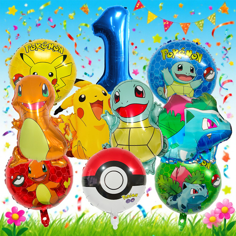 10pcs Standing Pokemon Balloon – Pokeball Cosplay Prop Bewertung und Preis