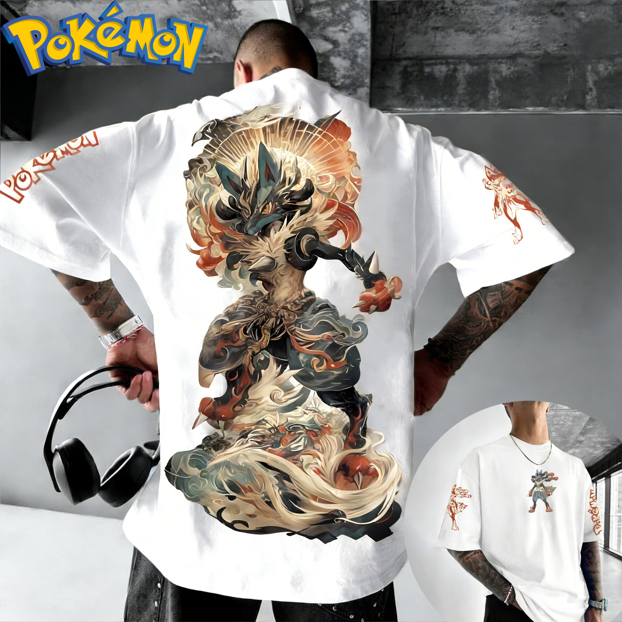 New Pokemon Cotton T Shirt wit – Cosplay Flame Prop Bewertung und Preis