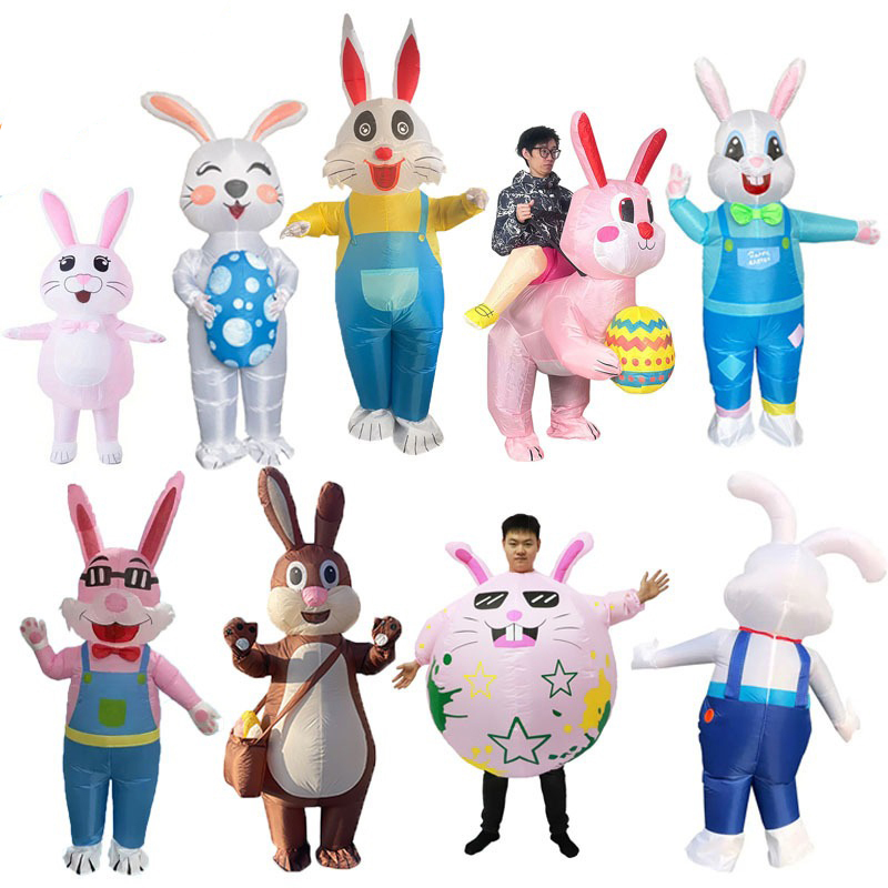Rabbit Inflatable Suit Christm – Cosplay Prop Business Bewertung und Preis