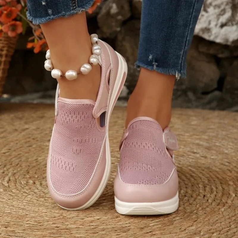 Women Platform Slip on Sneaker – Velcro Hook Loop Bewertung und Preis