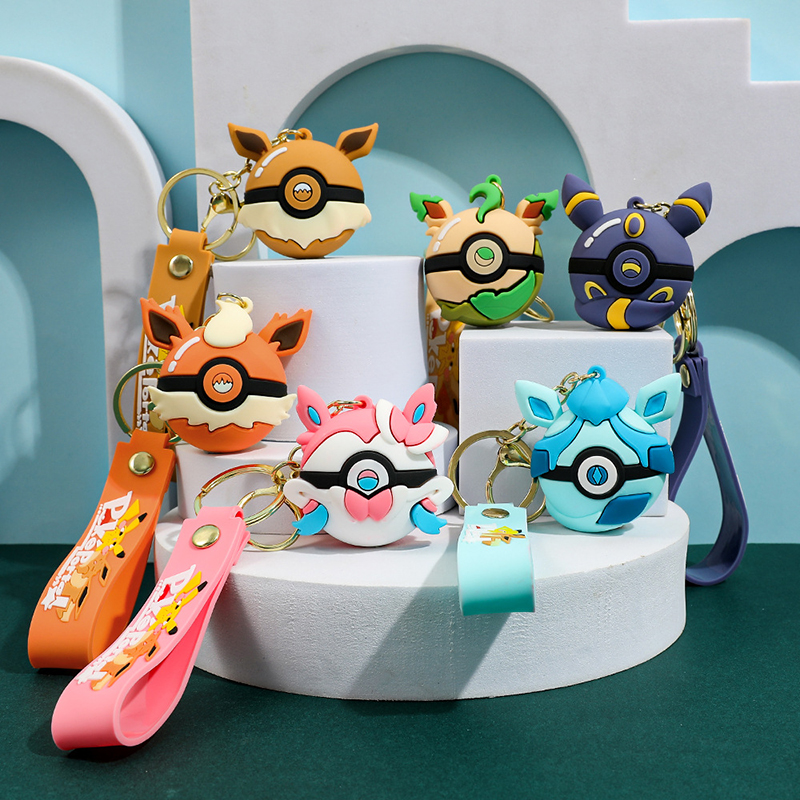Poke Ball Keychain Set PVC Pok – Pokeball Cosplay Prop Bewertung und Preis