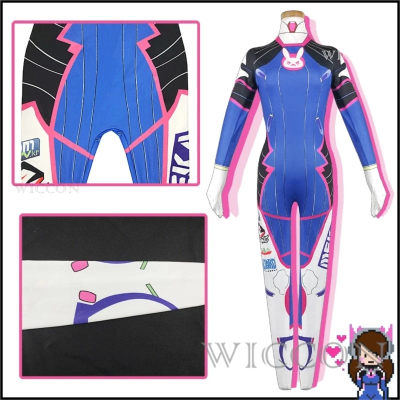 2025 11 Anime Woman Jumpsuit T – Dva Cosplay Prop Bewertung und Preis