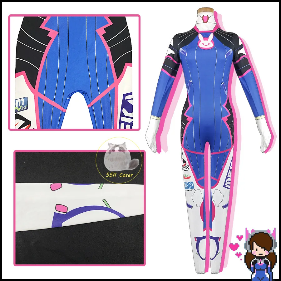 Dva Cosplay Costume Bodysuit Z – Dva Cosplay Prop Bewertung und Preis
