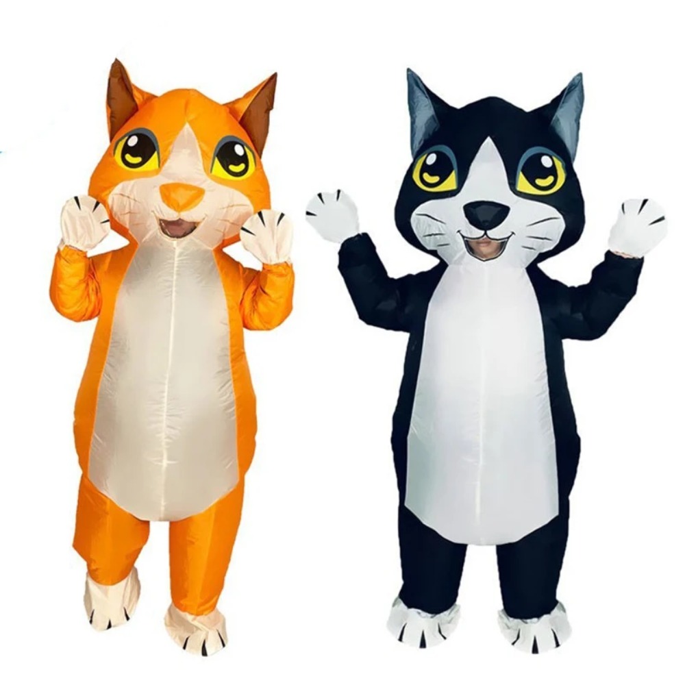Orange Black Cat Inflatable Su – Cosplay Prop Business Bewertung und Preis