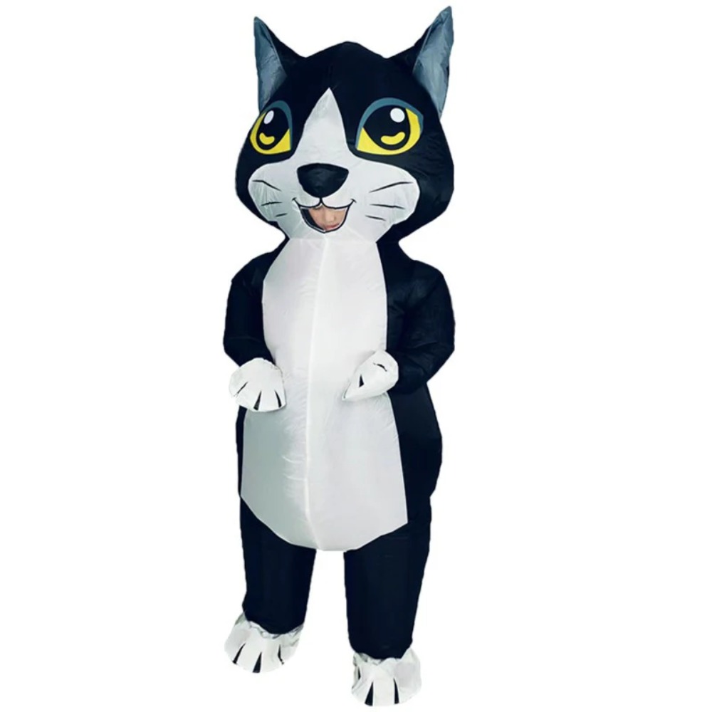 Orange Black Cat Inflatable Su – Cosplay Prop Business Bewertung und Preis
