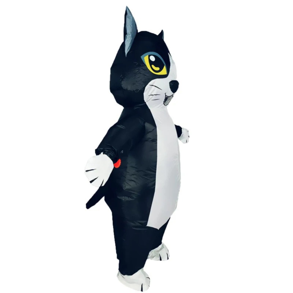Orange Black Cat Inflatable Su – Cosplay Prop Business Bewertung und Preis