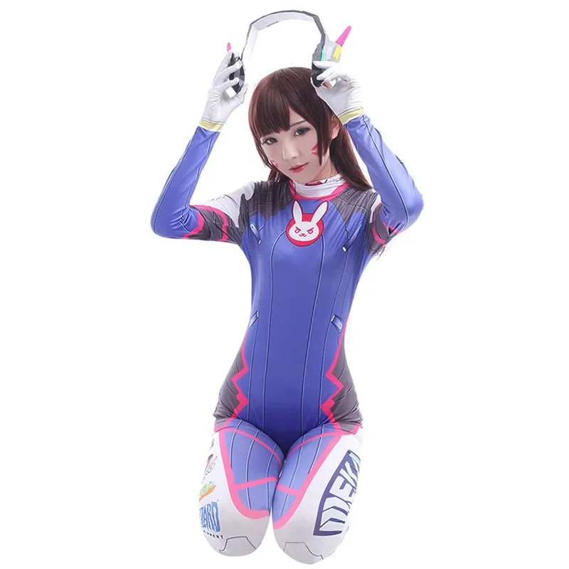 Anime woman jumpsuit tights DV – Dva Cosplay Prop Bewertung und Preis