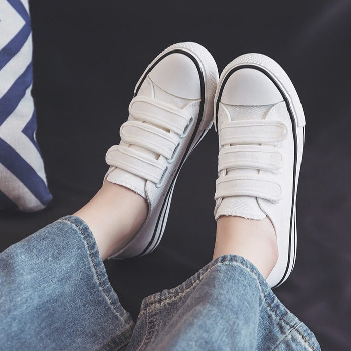 New style Velcro low-top white – Velcro Hook Loop Bewertung und Preis