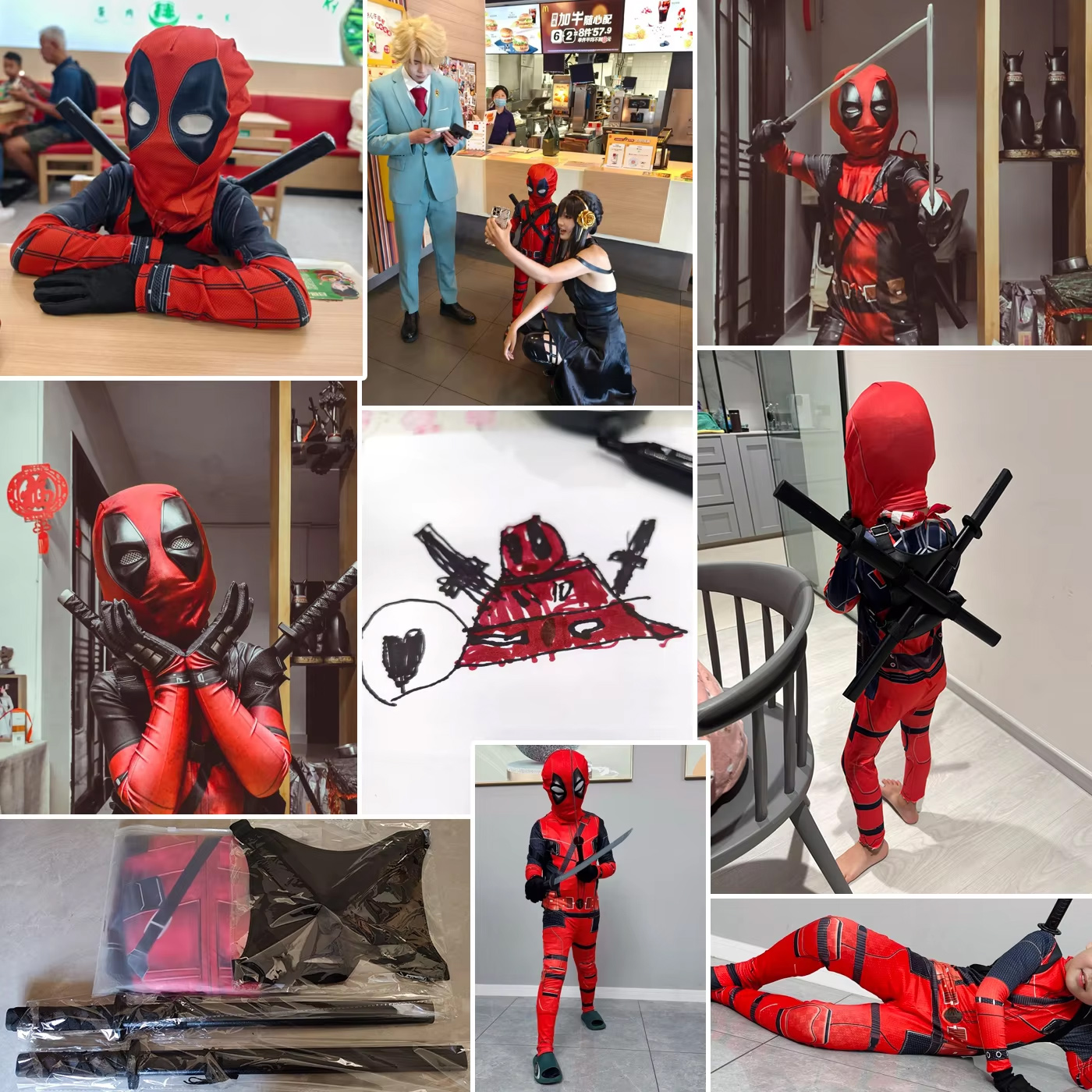 Good Quality Cosplay Deadpool  – Cosplay Prop Dagger Bewertung und Preis