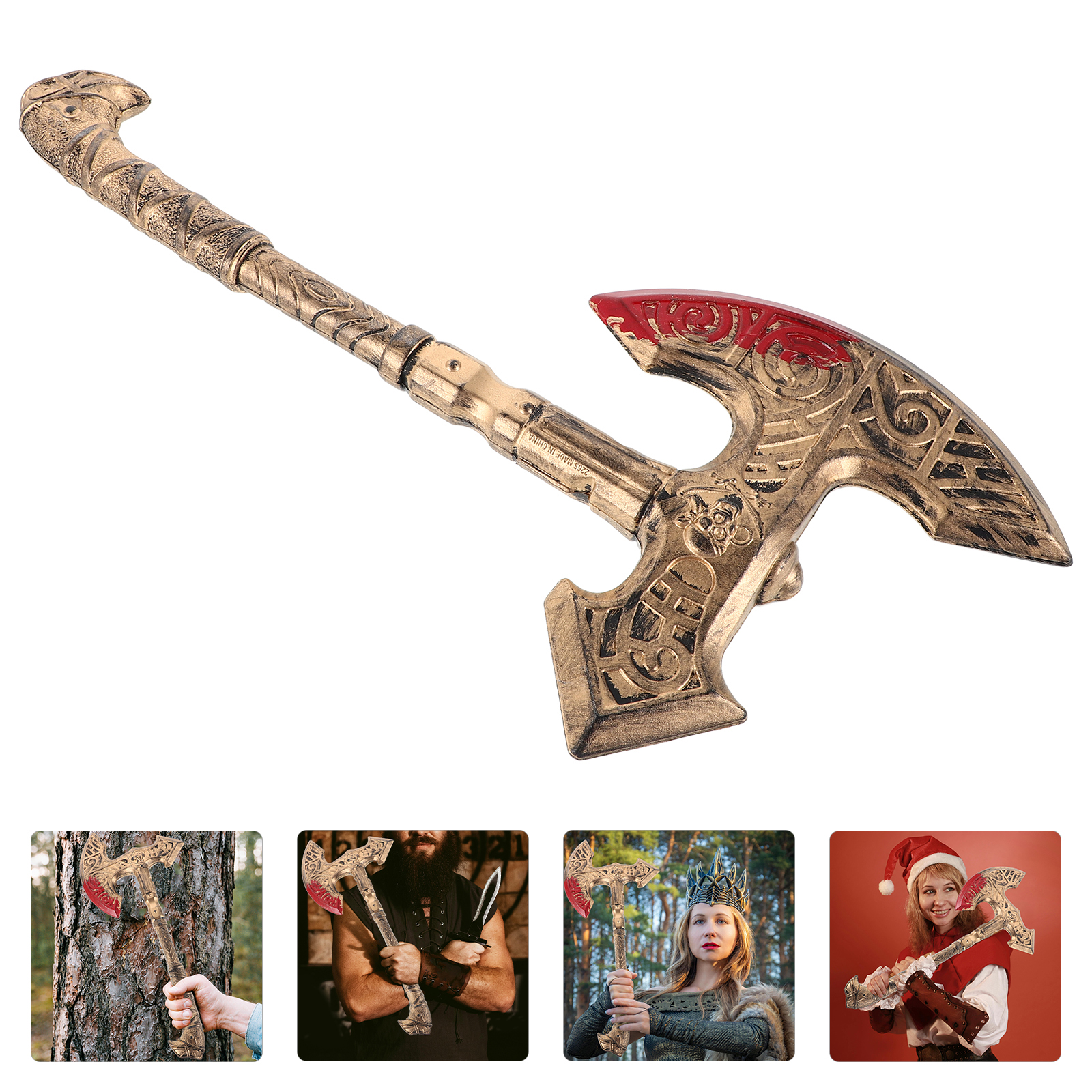 Fake axes Realistic Viking Axe – Cosplay Prop Axe Bewertung und Preis