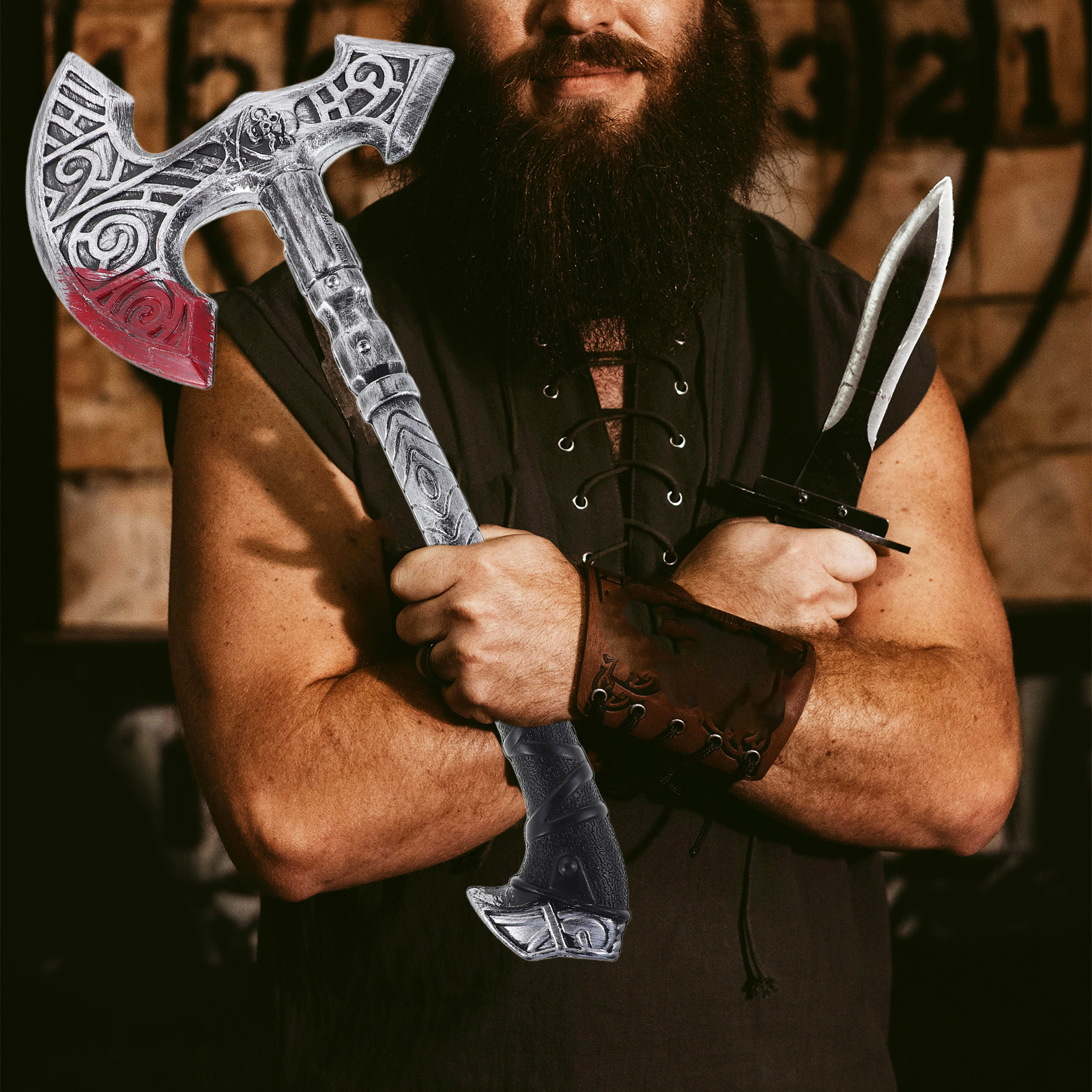 Fake axes Realistic Viking Axe – Cosplay Prop Axe Bewertung und Preis