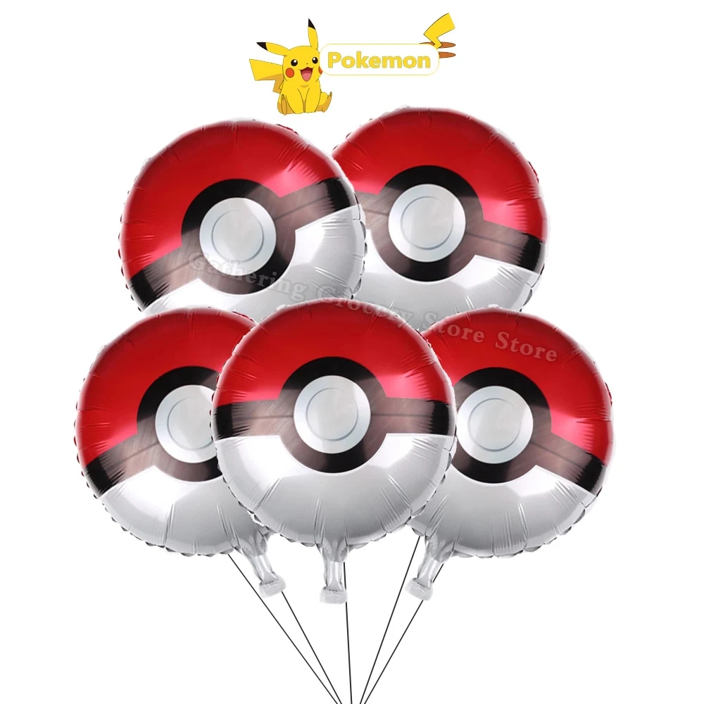 5pcs Pokemoned Cute Aluminum F – Pokeball Cosplay Prop Bewertung und Preis
