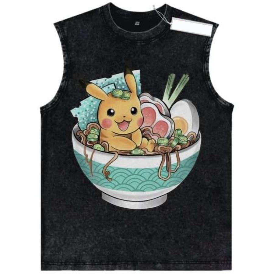 Vintage Washed Pokemon Tank To – Pokeball Cosplay Prop Bewertung und Preis