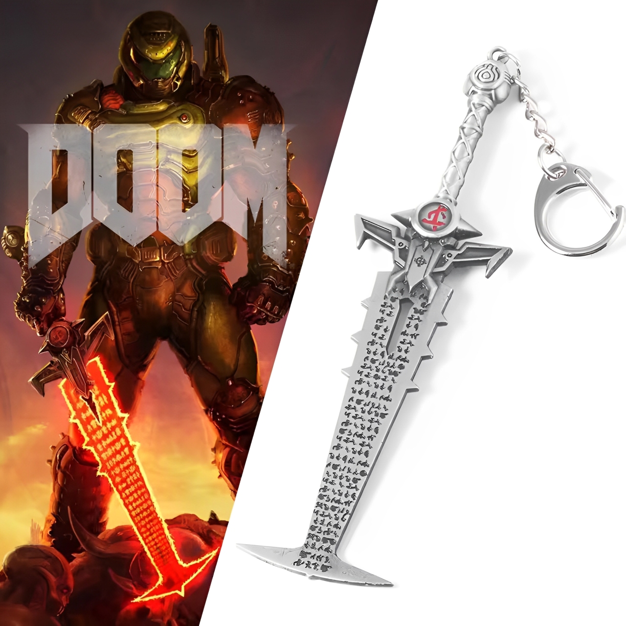 Game Doom Eternal Crucible Bla – Keyblade Cosplay Prop Bewertung und Preis