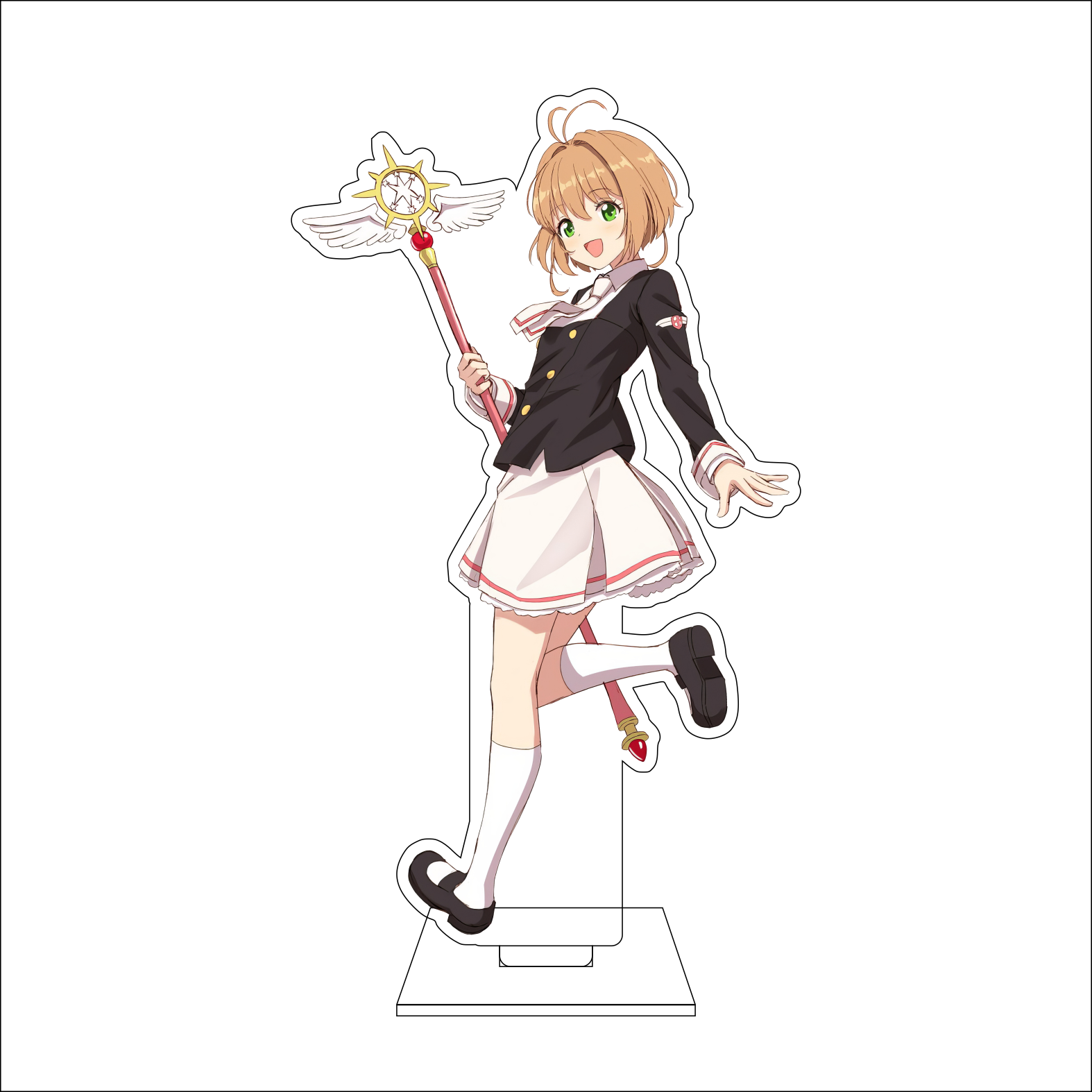 16CM Anime Cardcaptor Sakura C – Anime Cosplay Prop Bewertung und Preis