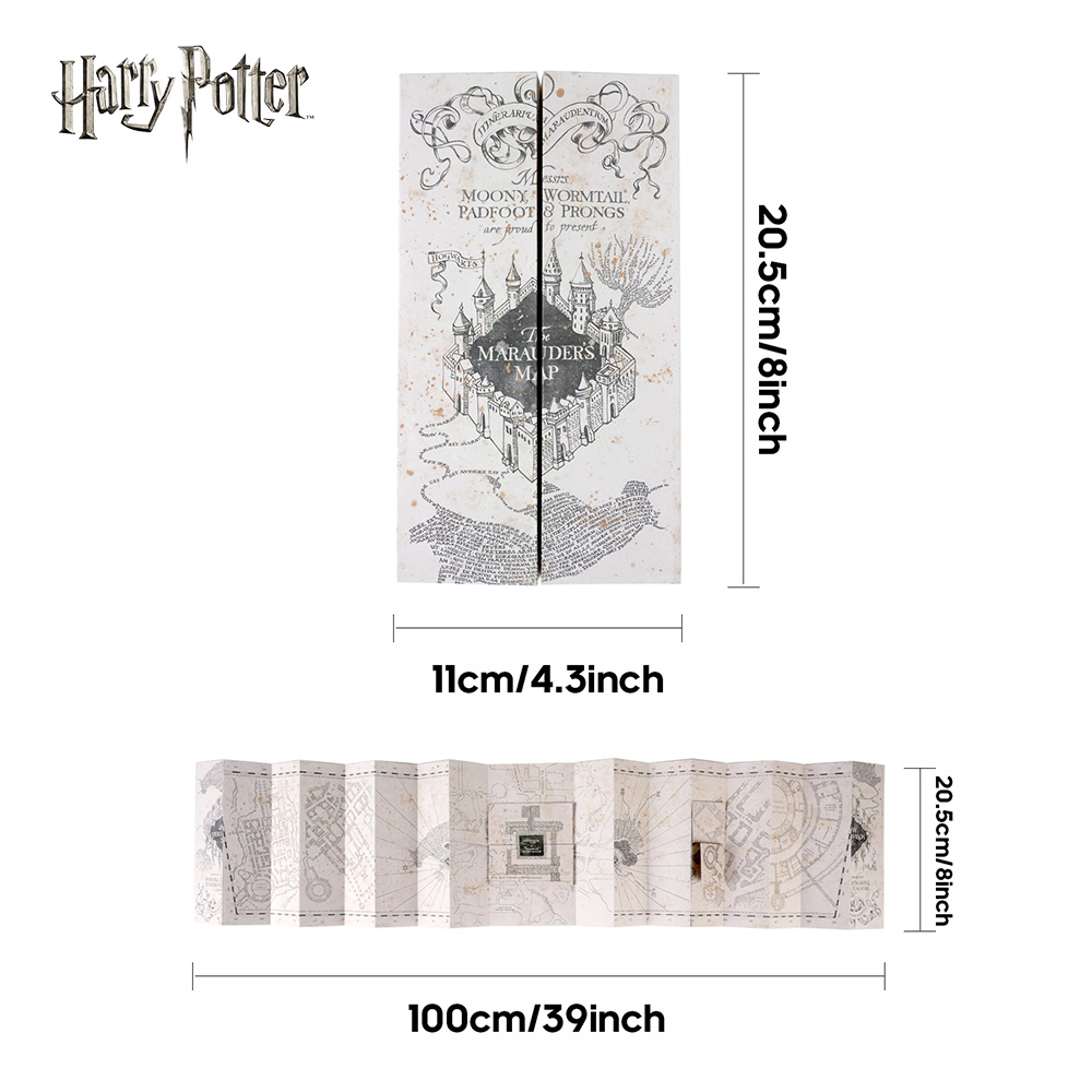 1PC Map Of The Marauder's Scho – Anime Cosplay Prop Bewertung und Preis