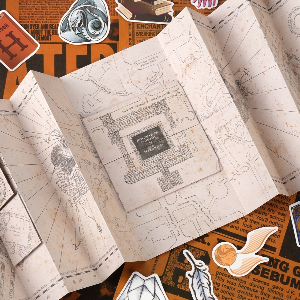 1PC Map Of The Marauder's Scho – Anime Cosplay Prop Bewertung und Preis